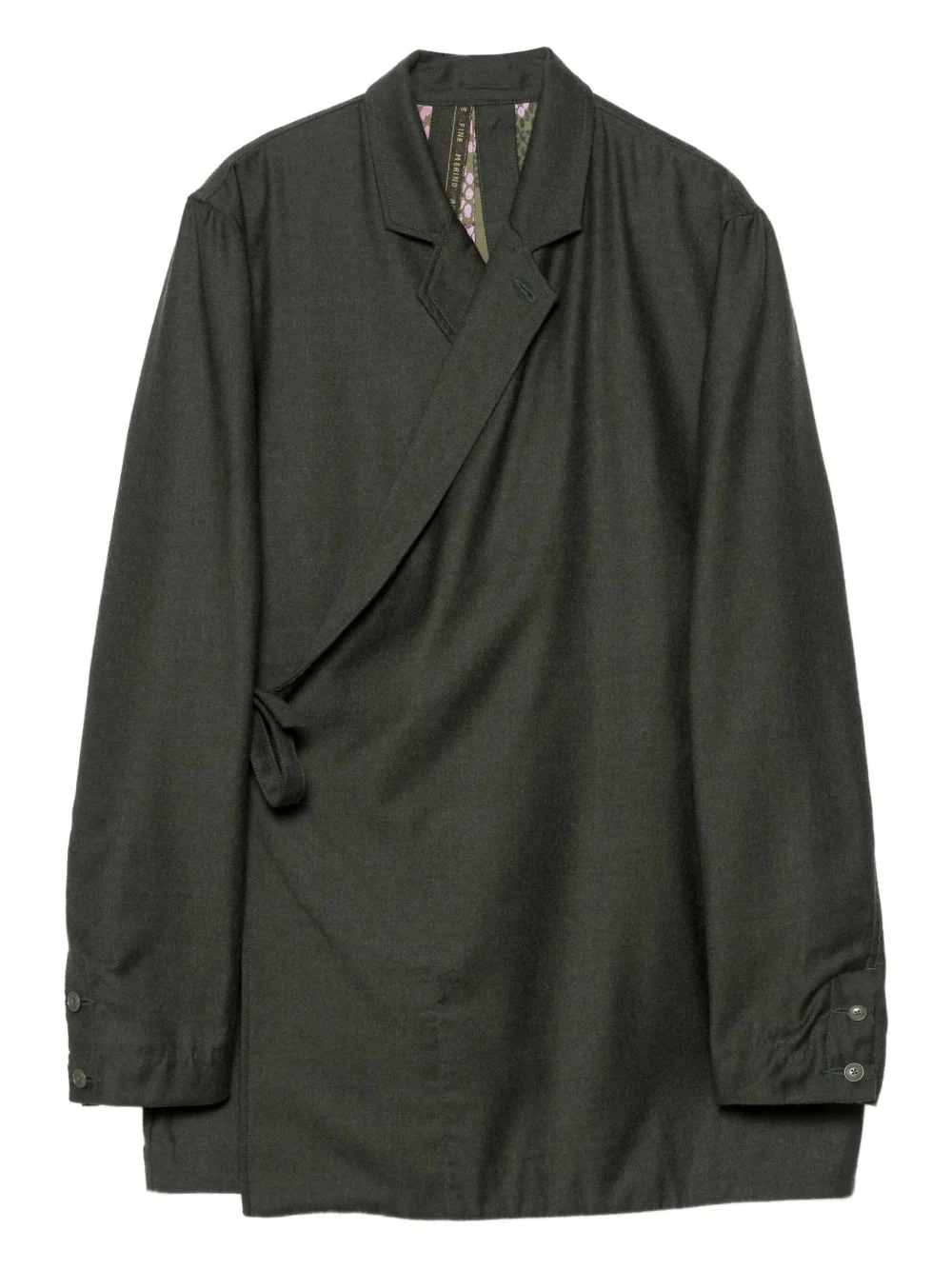 Wrapped-Front Blazer