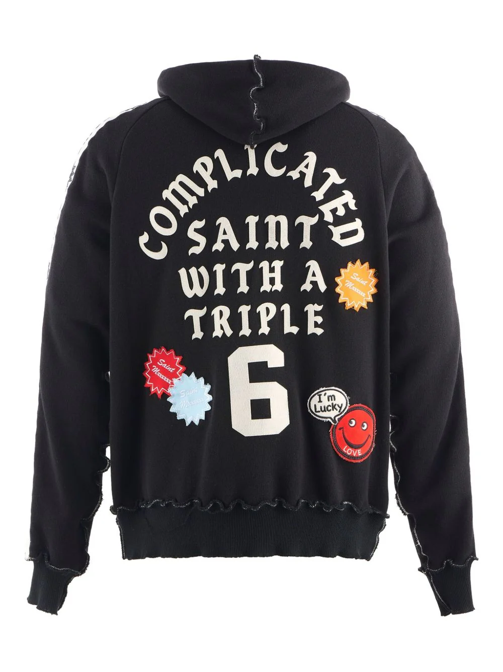 X A Love Movement Appliqué Hoodie - Image 2