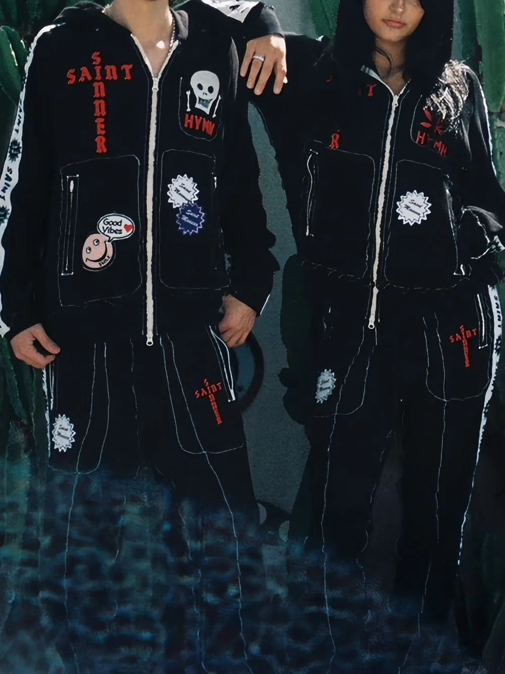 X A Love Movement Appliqué Hoodie - Image 4