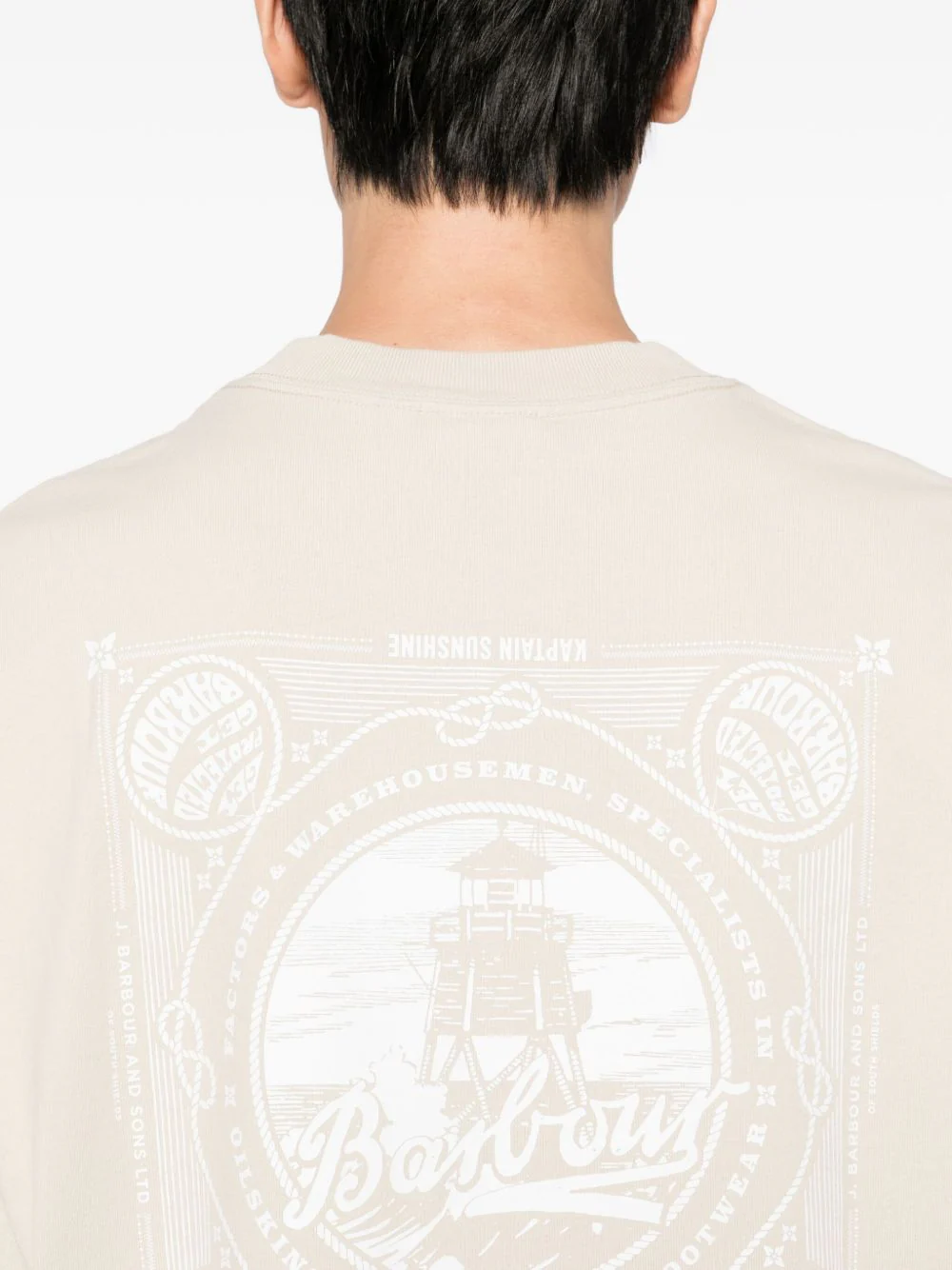 X Barbour Graphic-Print T-Shirt - Image 4