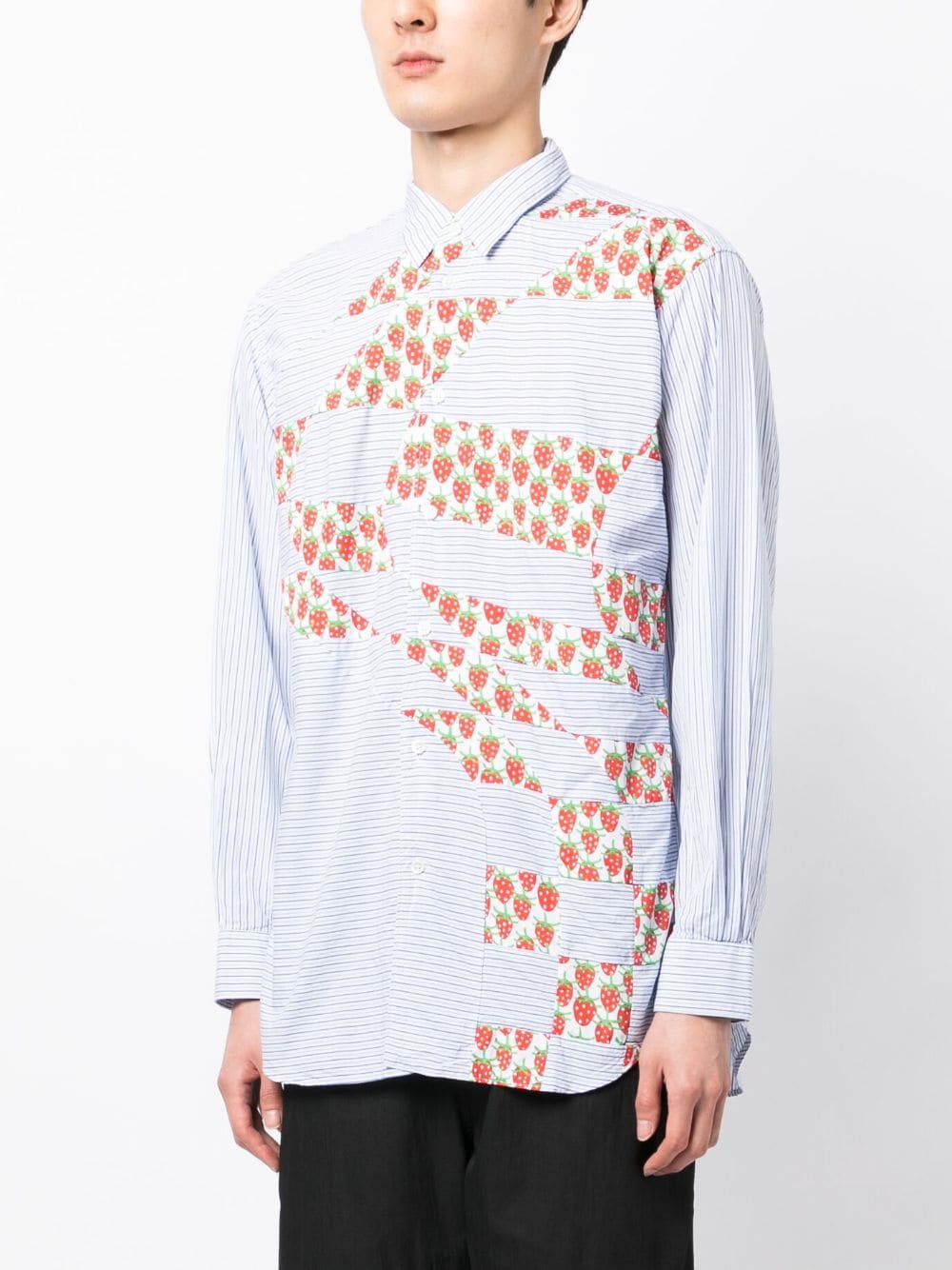 X Brent Westfall Strawberry Patchwork Shirt - Image 3