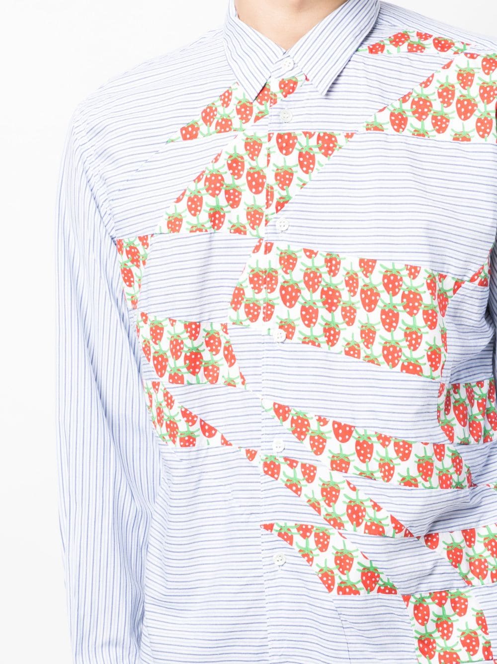 X Brent Westfall Strawberry Patchwork Shirt - Image 4