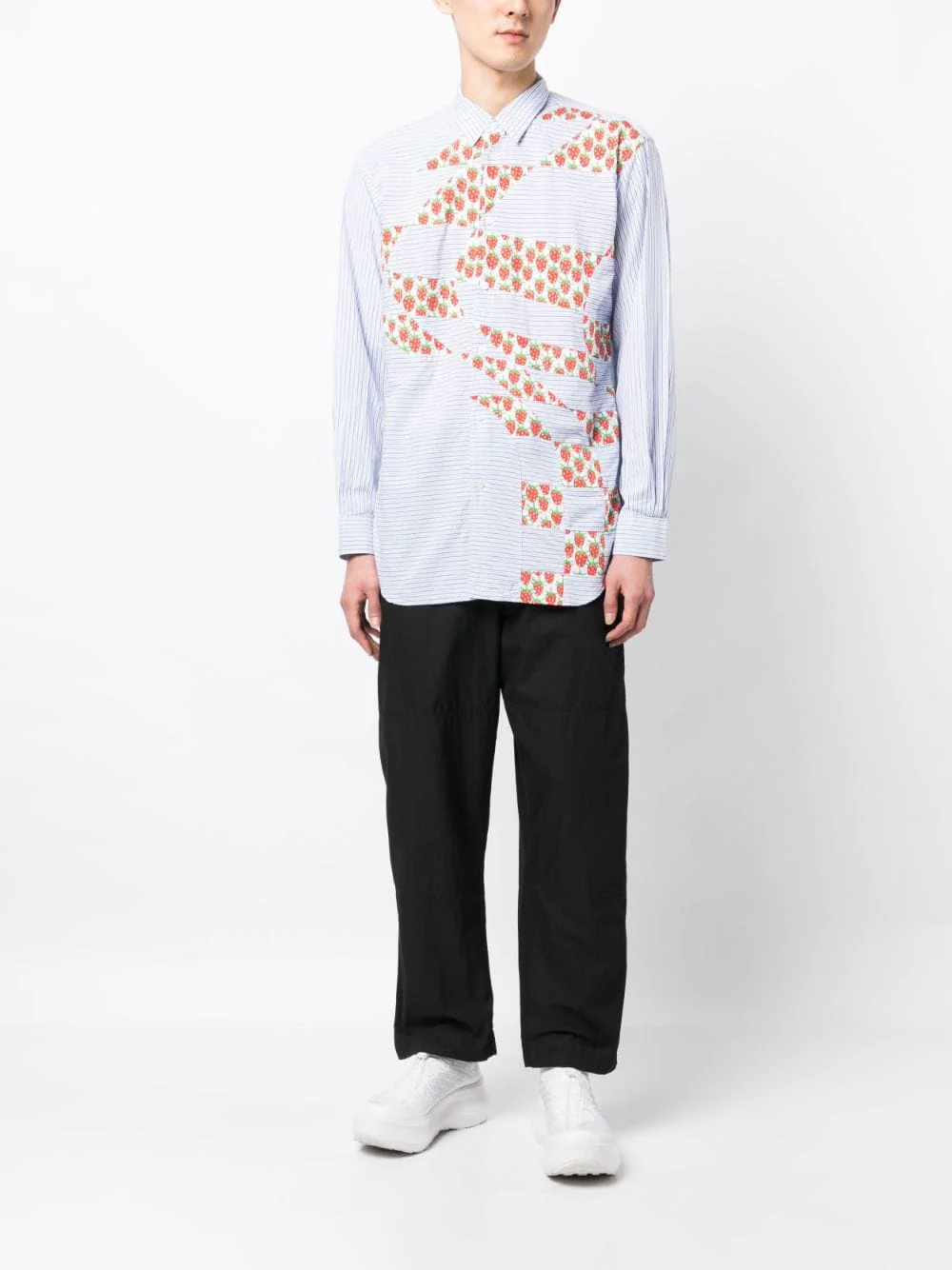 X Brent Westfall Strawberry Patchwork Shirt - Image 5