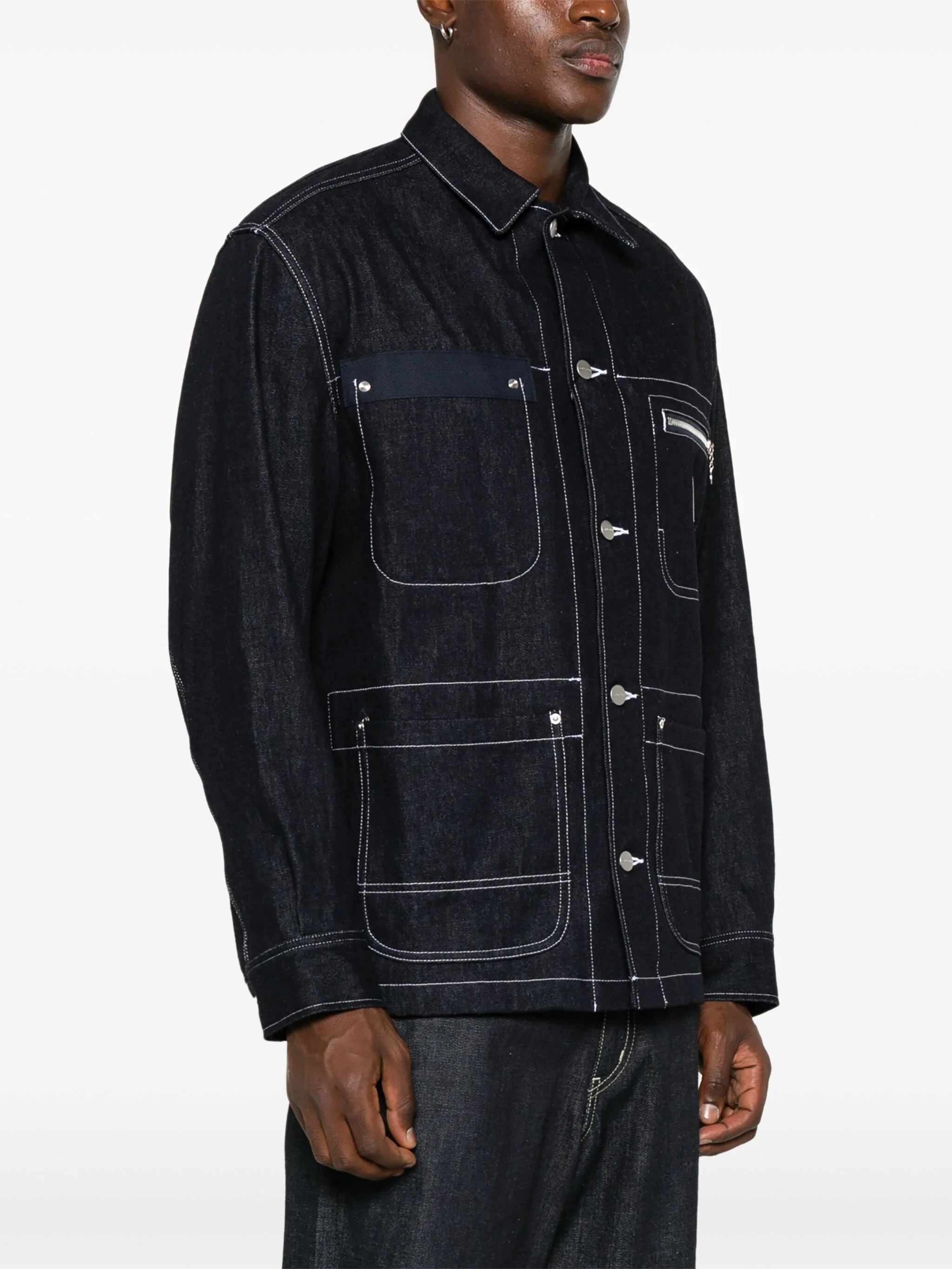 X Carhartt Logo-Patch Coat - Image 3