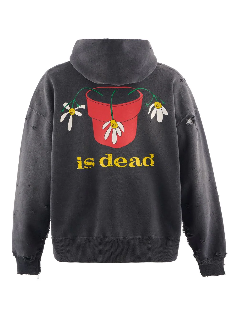 X De La Soul Distressed Graphic Hoodie - Image 2