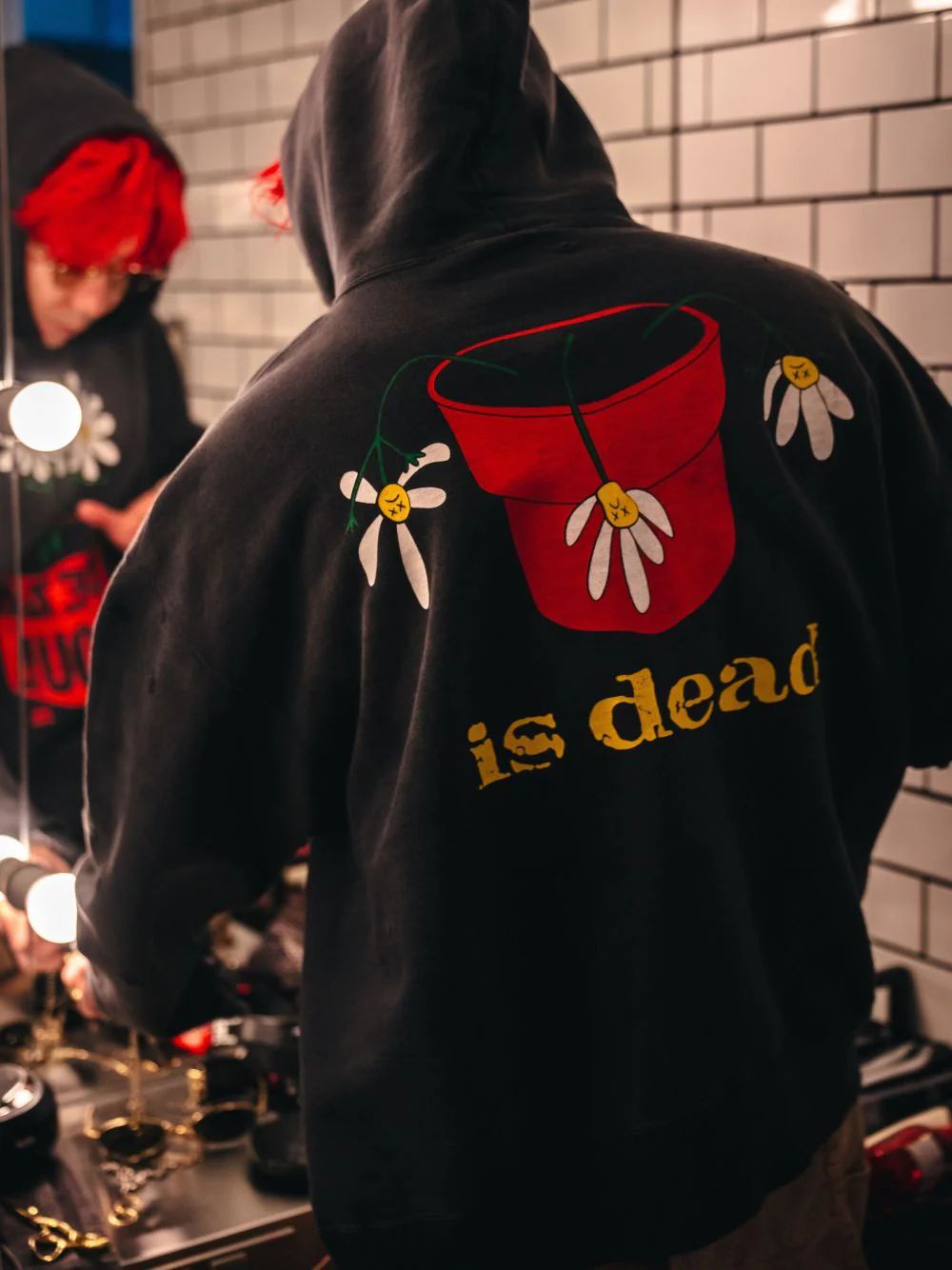X De La Soul Distressed Graphic Hoodie - Image 3