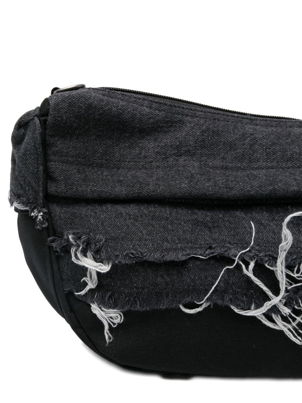 X Diesel Frayed Denim Shoulder Bag - Image 3