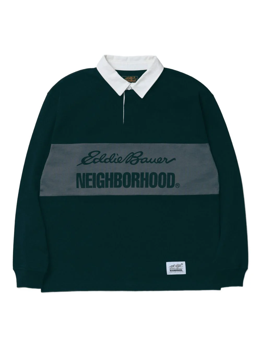 X Eddie Bauer Logo-Print Polo Shirt