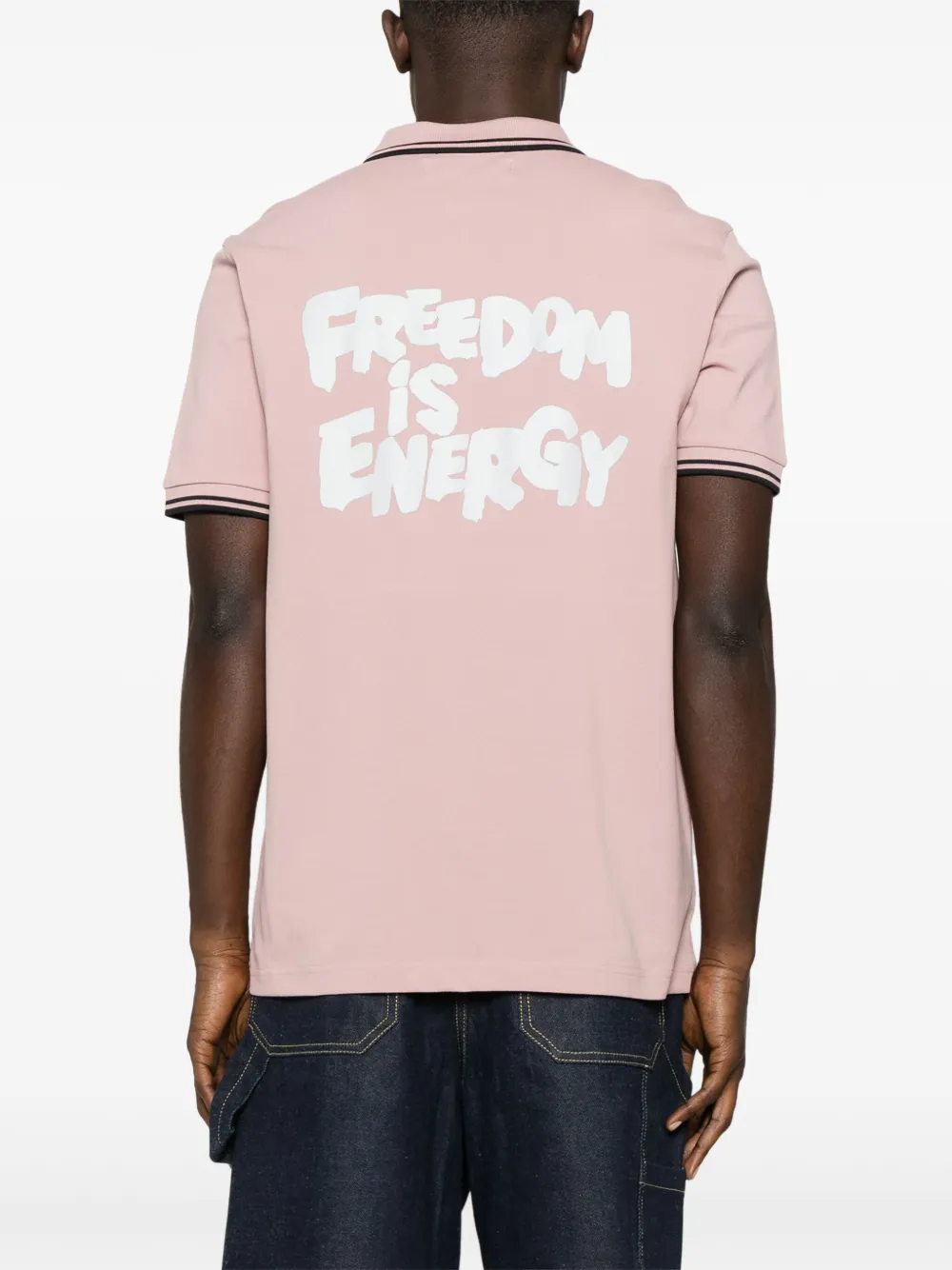 X Fred Perry Freedom Is Energy Polo Shirt - Image 3