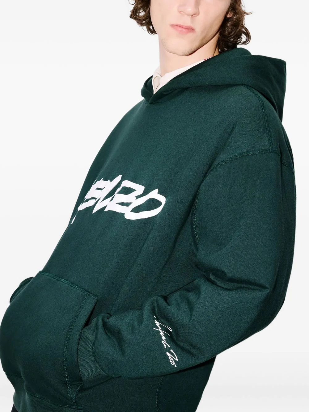X Futura 2000 Atom-Flower Print Hoodie - Image 3