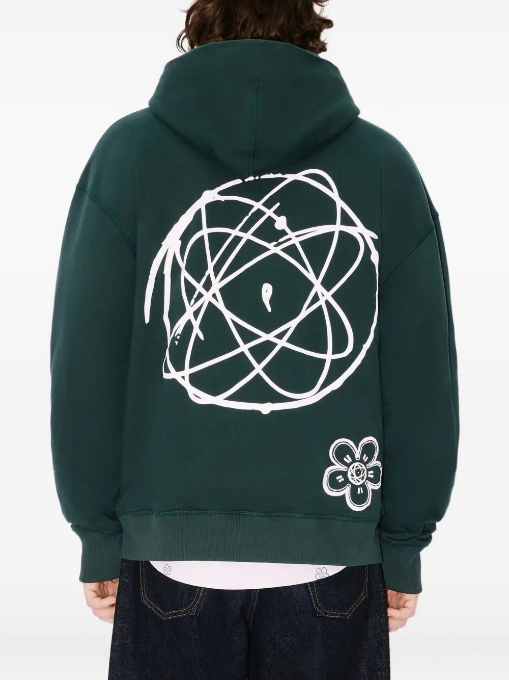 X Futura 2000 Atom-Flower Print Hoodie - Image 4