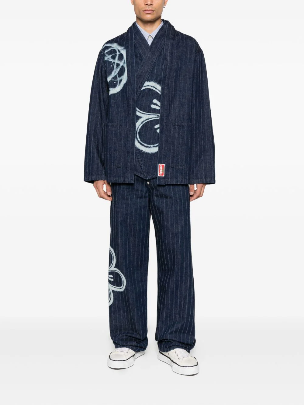 X Futura 2000 Striped Jeans - Image 3