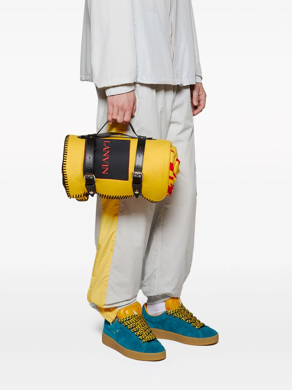 X Future Hyper Curb Suede Sneakers - Image 4