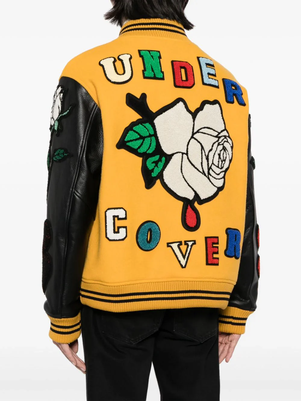 X K. Tolnoe Varsity Bomber Jacket - Image 3