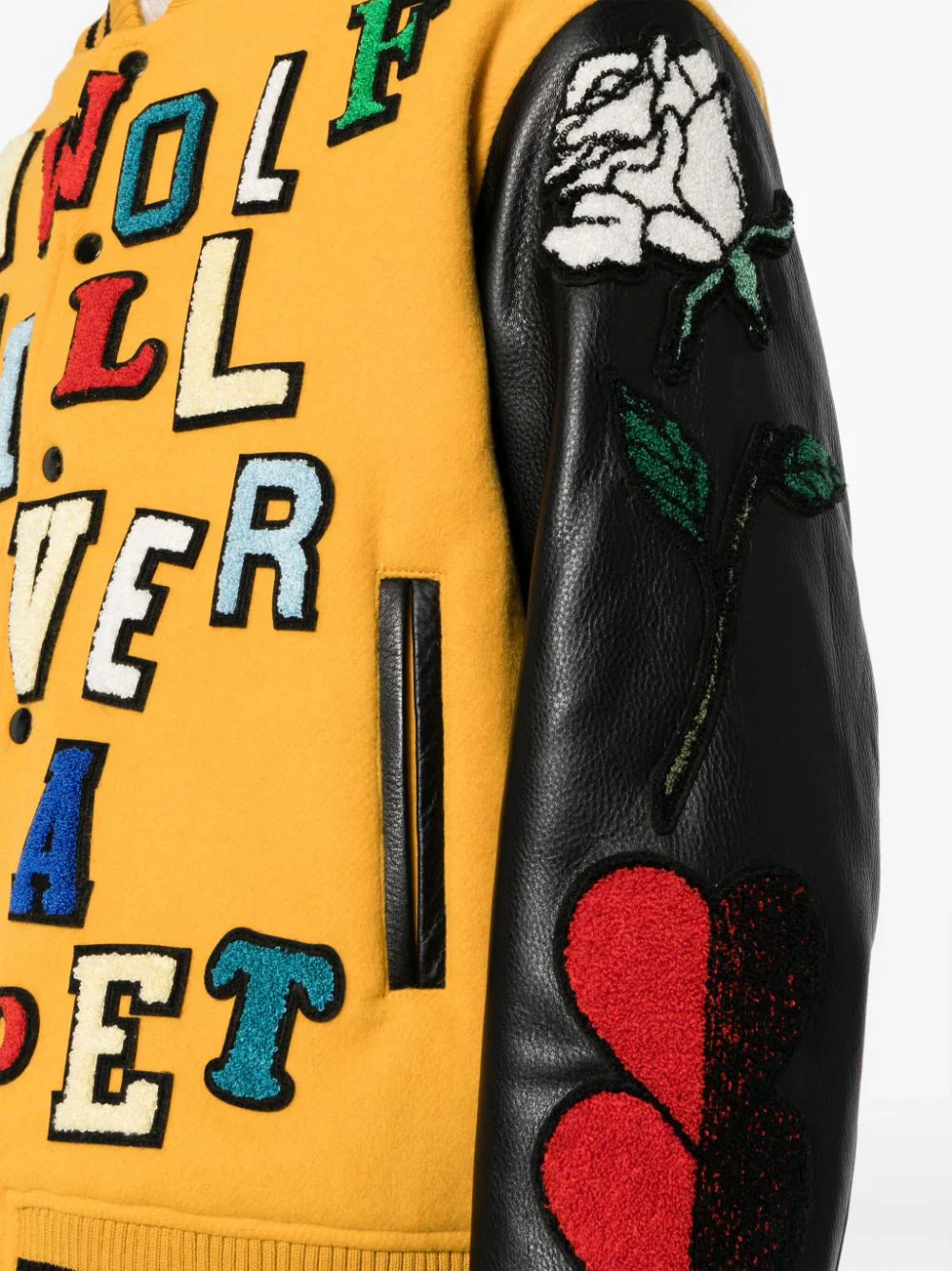 X K. Tolnoe Varsity Bomber Jacket - Image 4