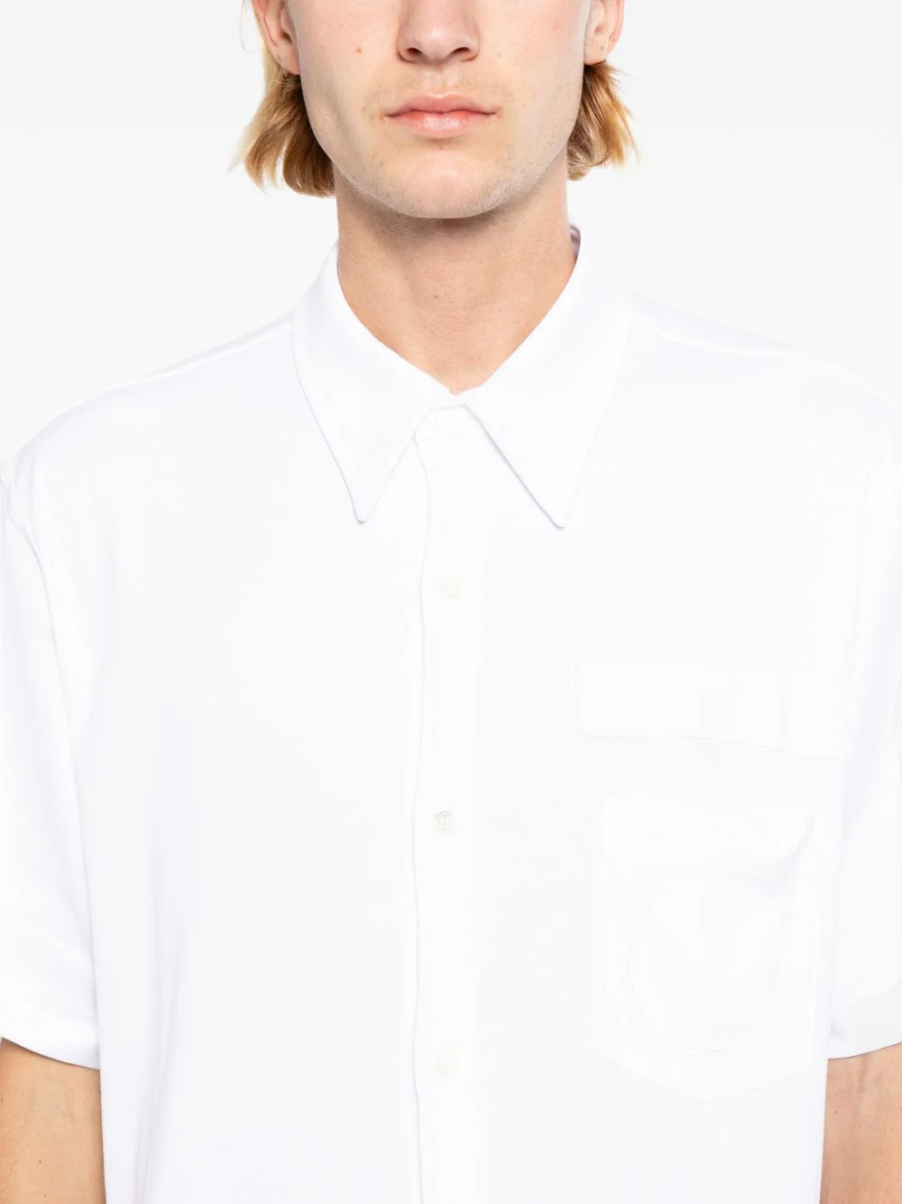 X Kei Ninomiya Patched Shirt - Image 2