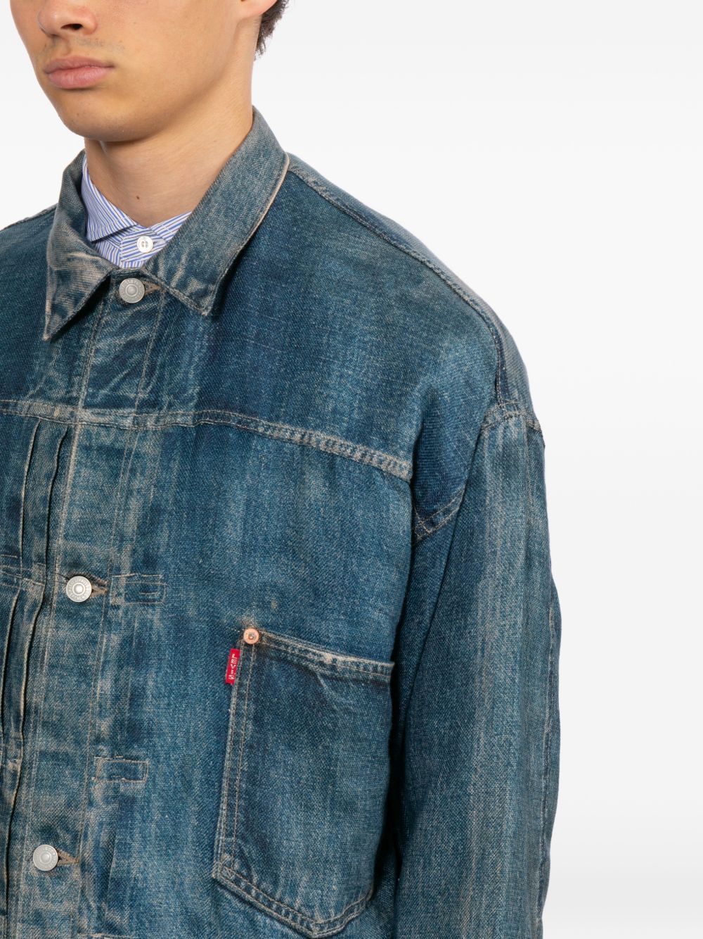 X Levi's Fake Print Denim Jacket - Image 2