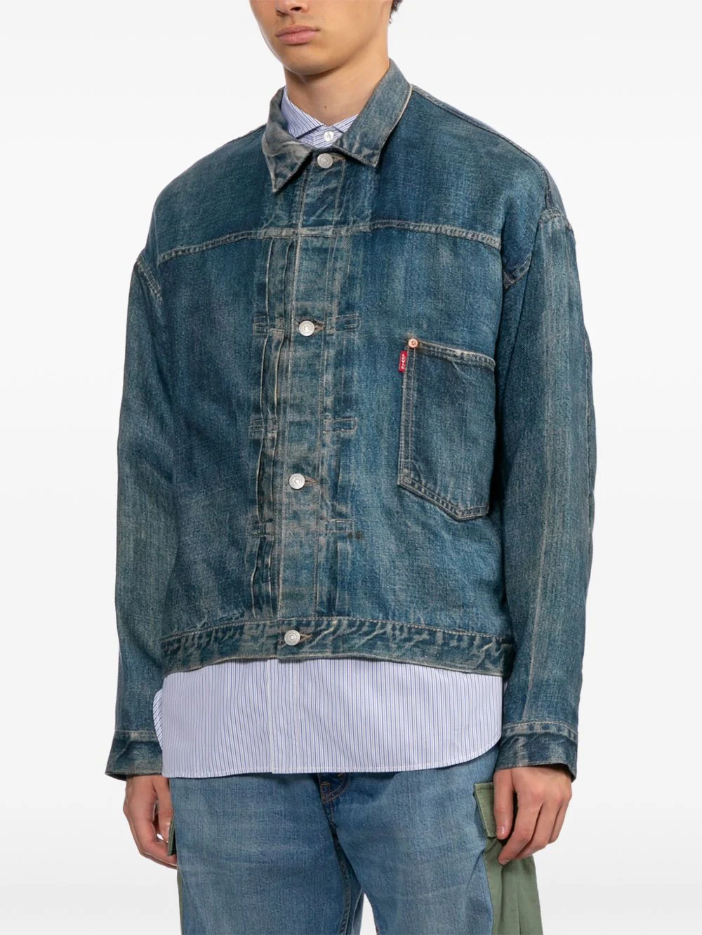 X Levi's Fake Print Denim Jacket - Image 4
