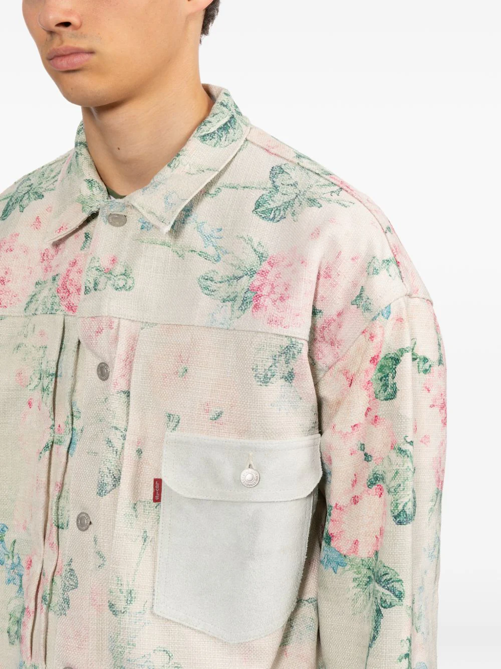 X Levi's Rose-Print Jacket - Image 2