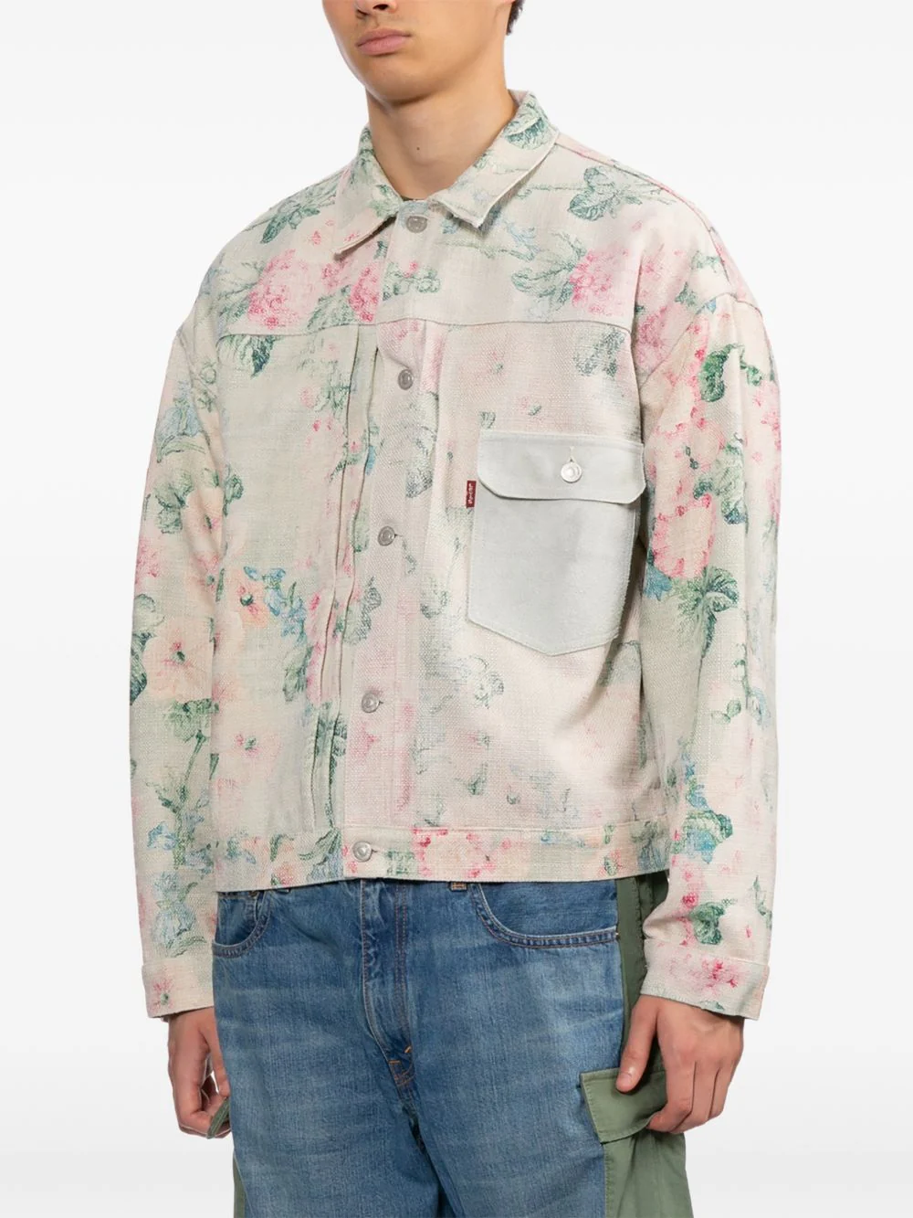 X Levi's Rose-Print Jacket - Image 3