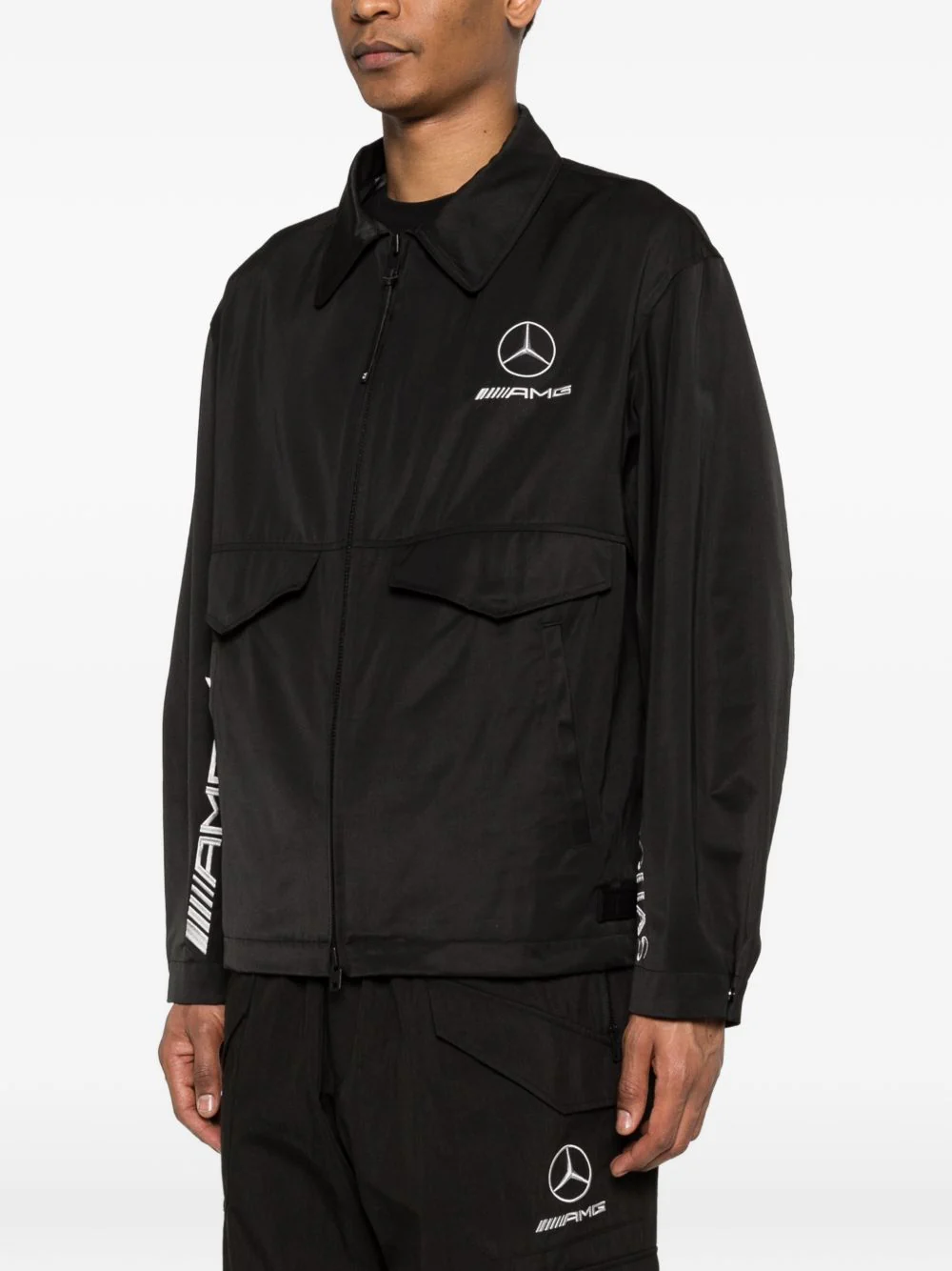 X Mercedes-Amg Petronas F1 Logo-Detail Jacket - Image 2