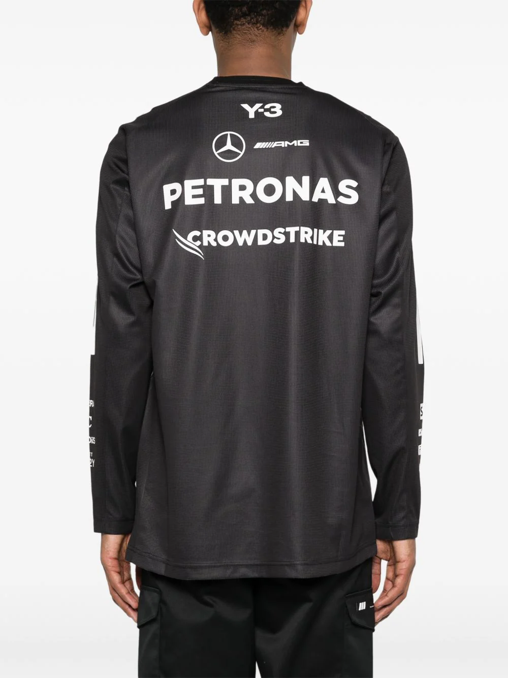 X Mercedes-Amg Petronas F1 Printed Striped Top - Image 5