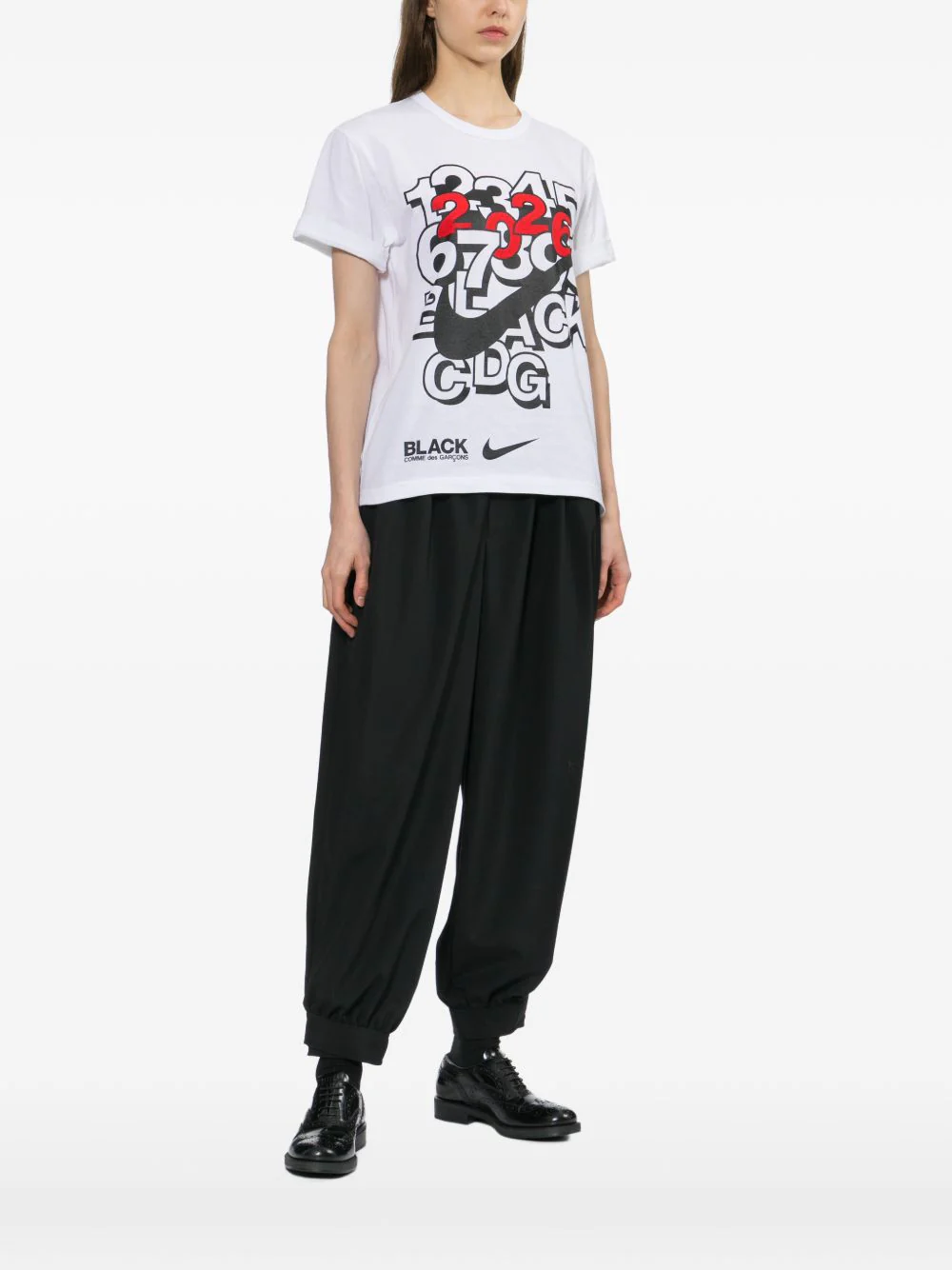 X Nike Logo-Print T-Shirt - Image 3