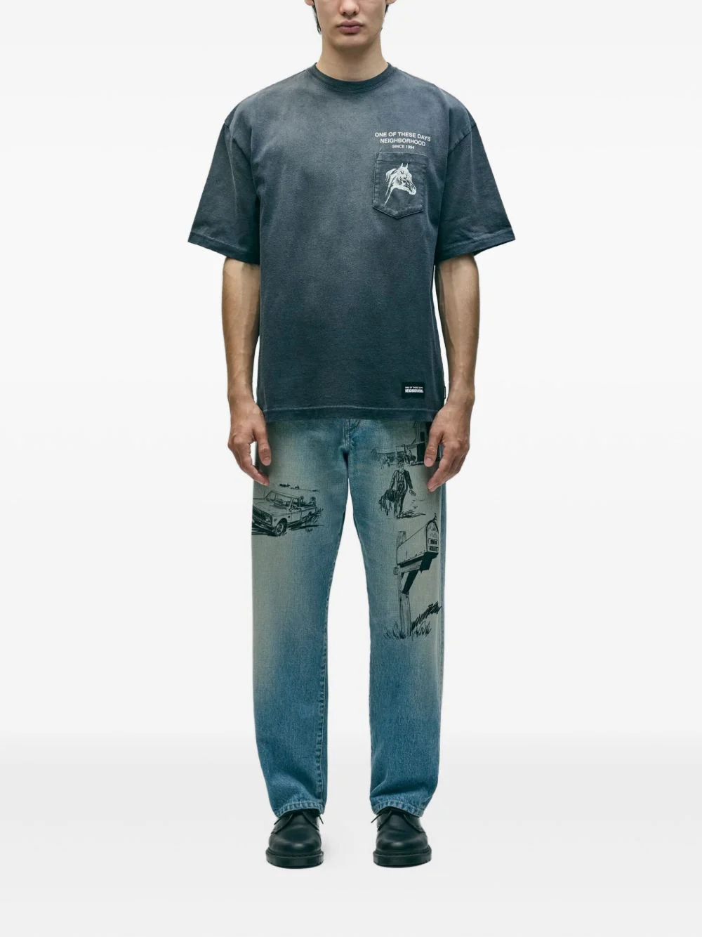 X One Of These Days Printed Jeans - Image 5