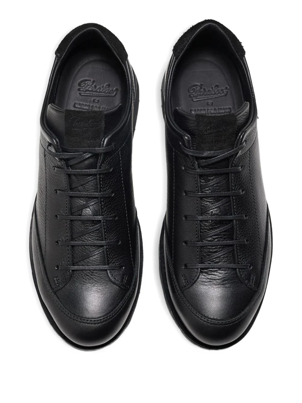 X Paraboot Ravn Textured Leather Sneakers - Image 6