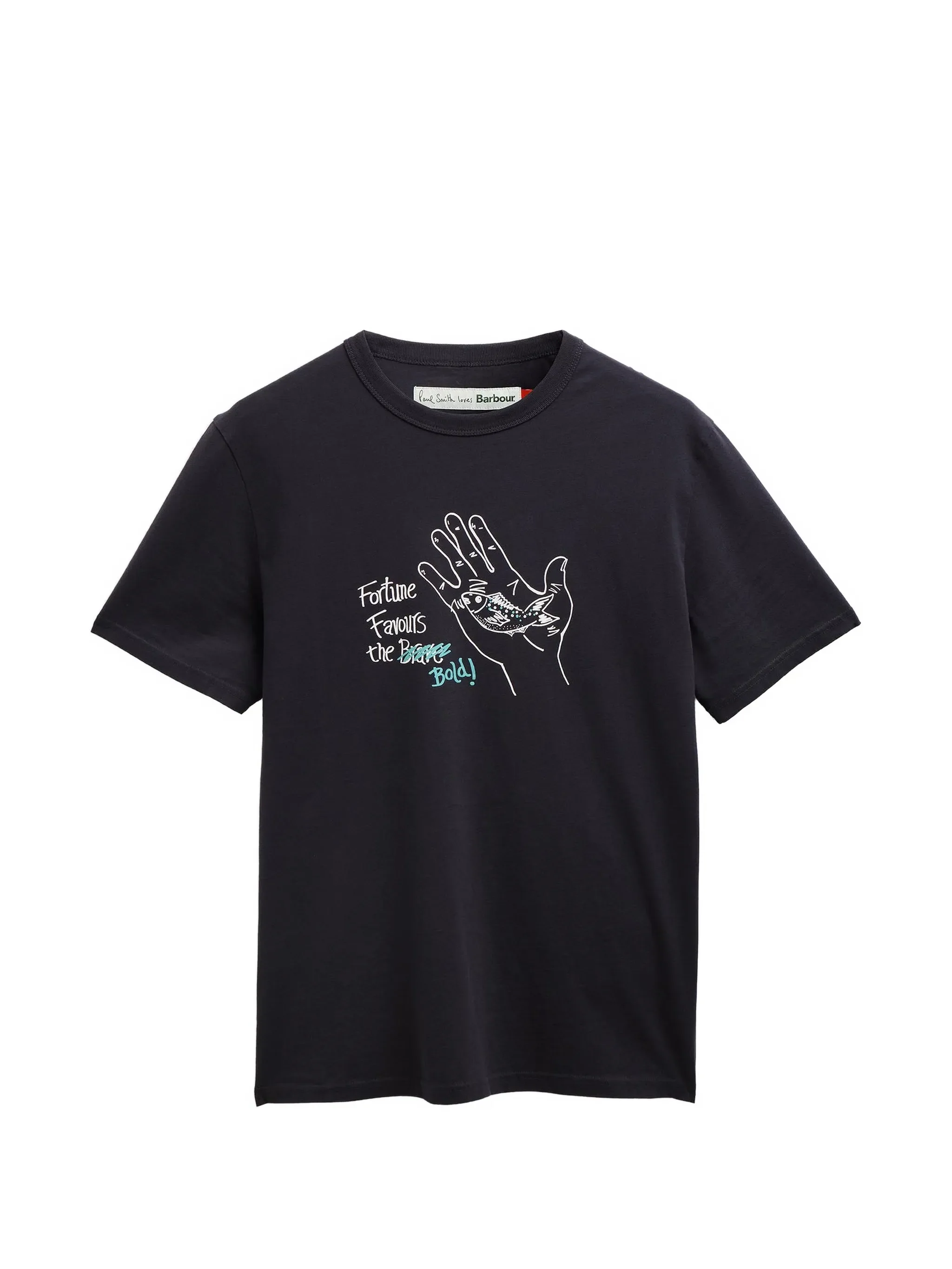 X Paul Smith Fortune Fish-Print T-Shirt
