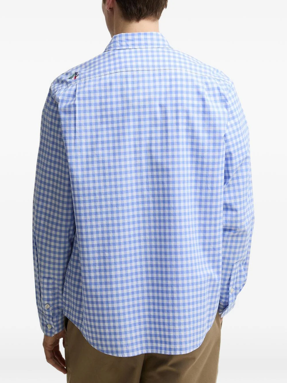 X Paul Smith Gingham Embroidered-Detail Shirt - Image 4