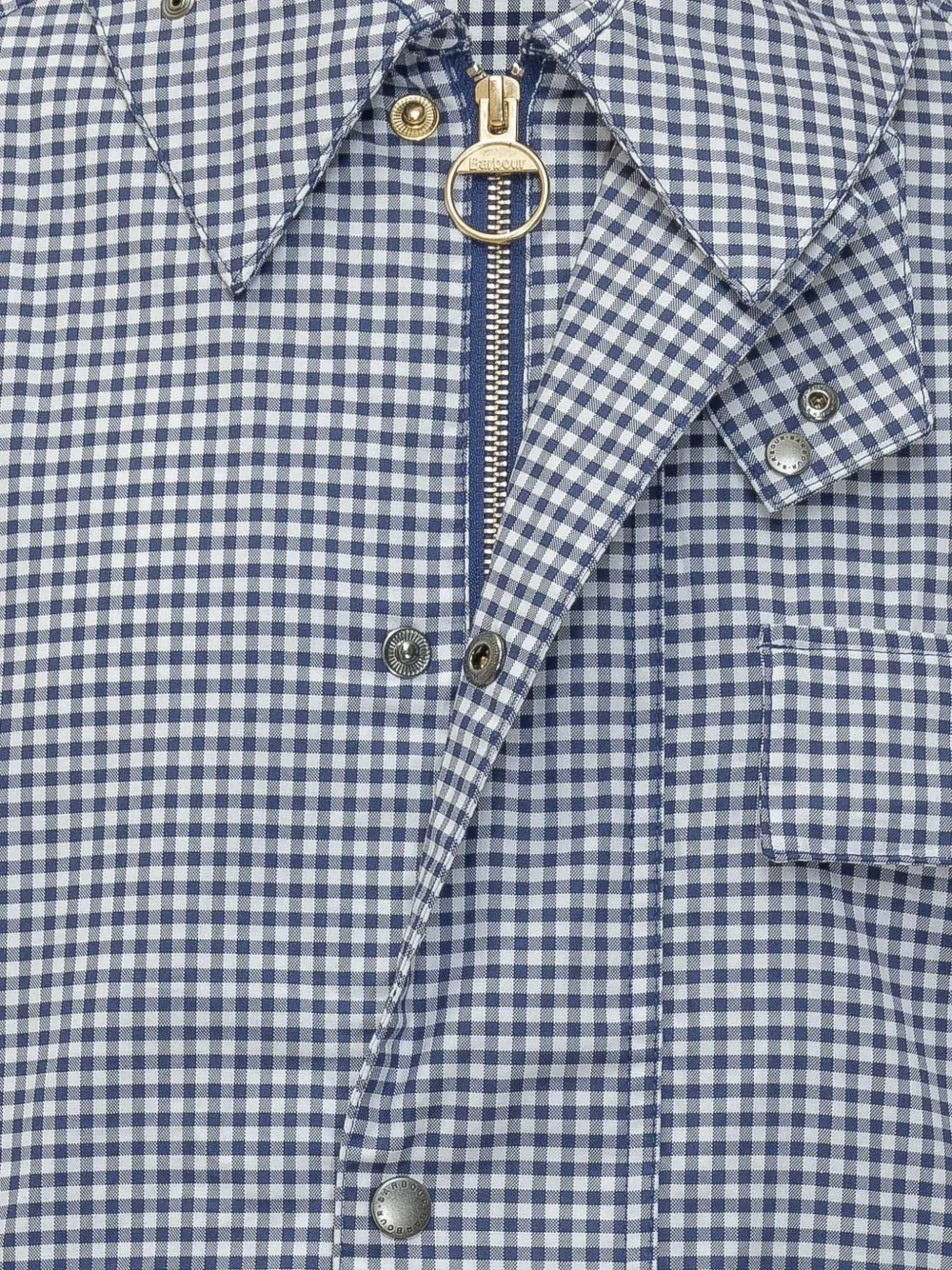 X Paul Smith Gingham-Pattern Shirt Jacket - Image 4