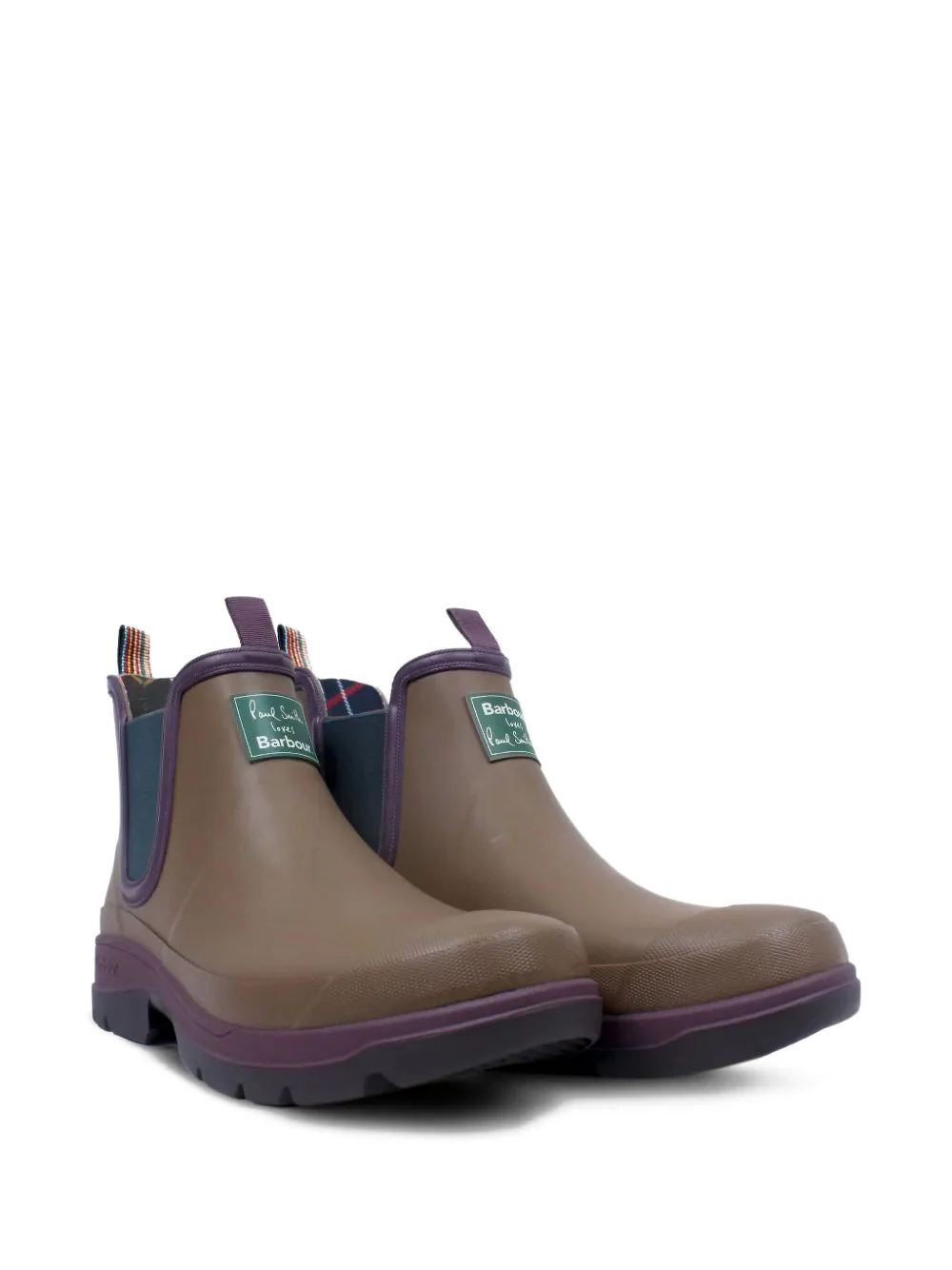 X Paul Smith Loves Barbour Ankle Wellingtons Boots - Image 2