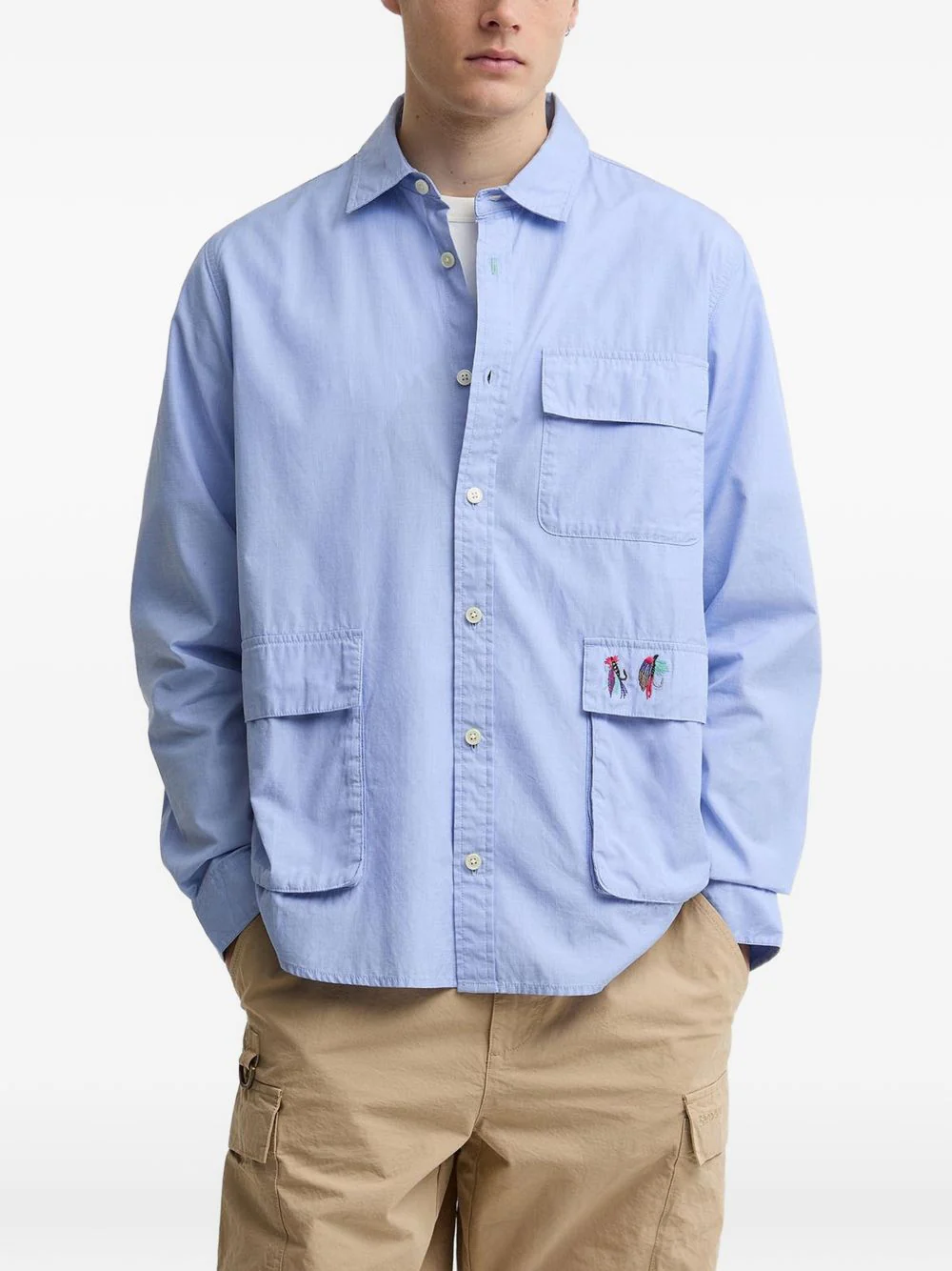 X Paul Smith Patch-Pocket Shirt - Image 4