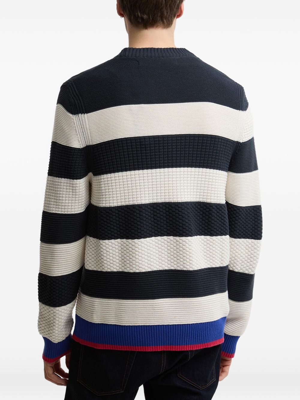 X Paul Smith Striped Textured Sweater - Image 4