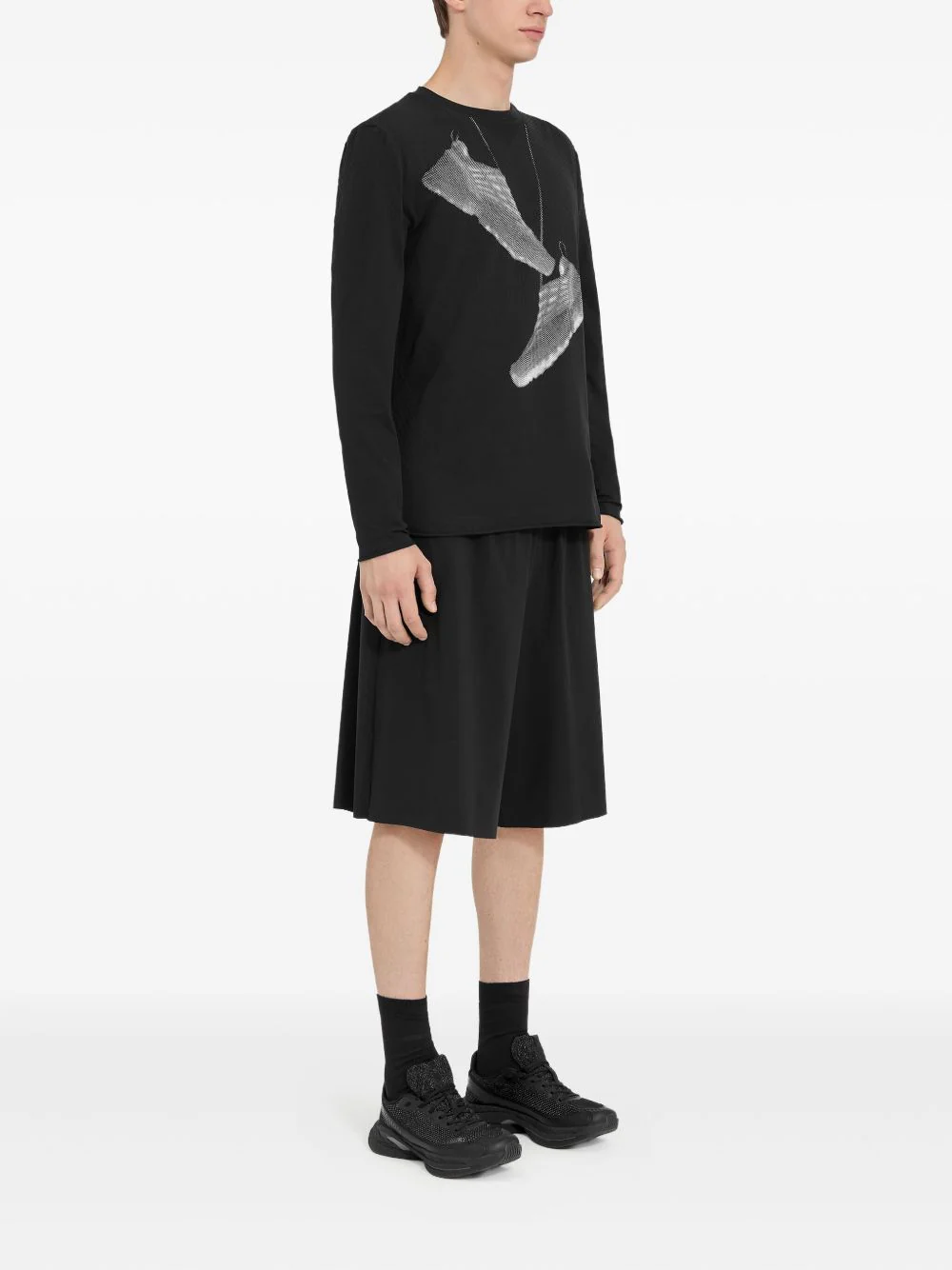 X Salomon Graphic-Print Sweatshirt - Image 3