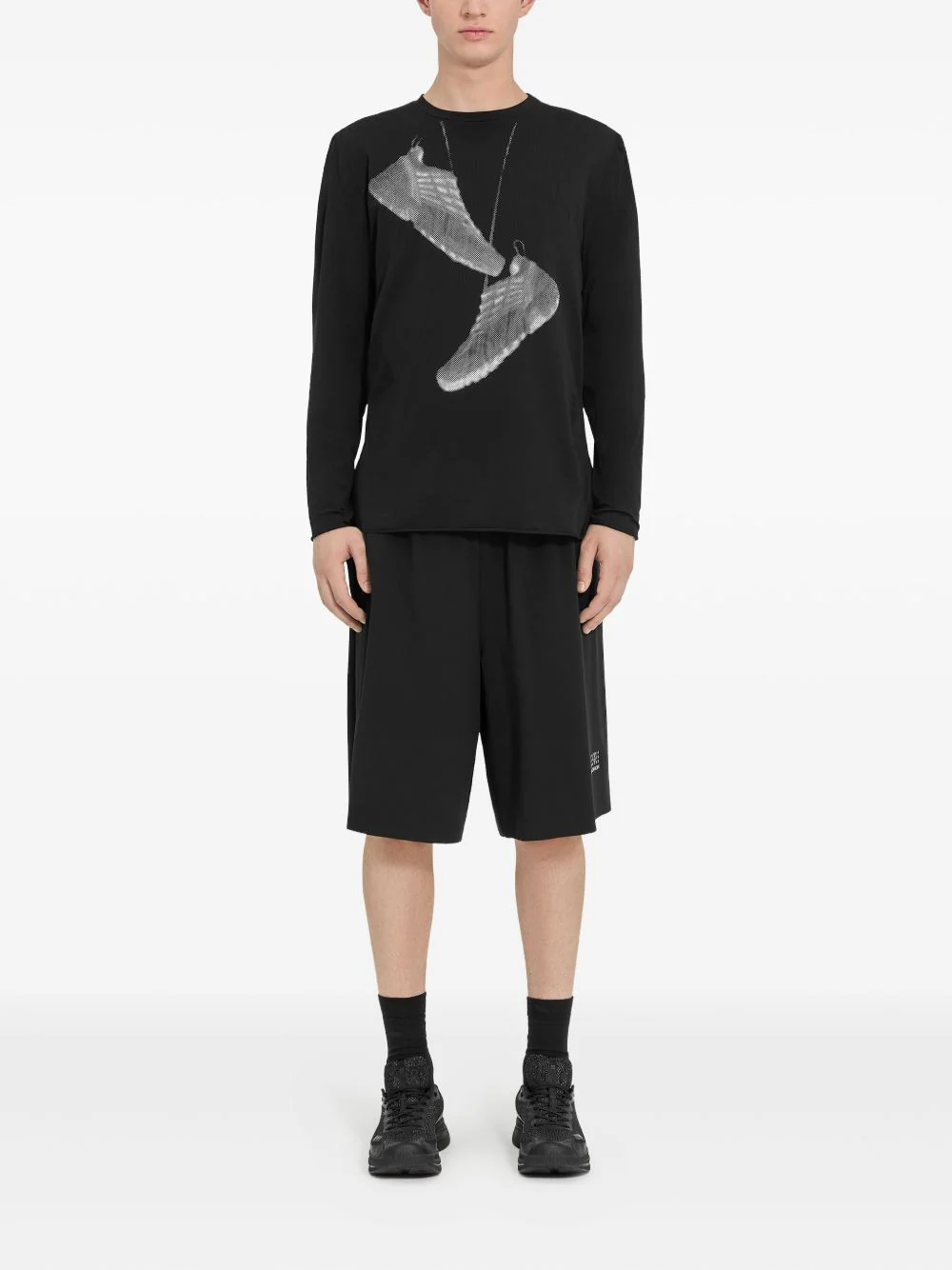 X Salomon Graphic-Print Sweatshirt - Image 5