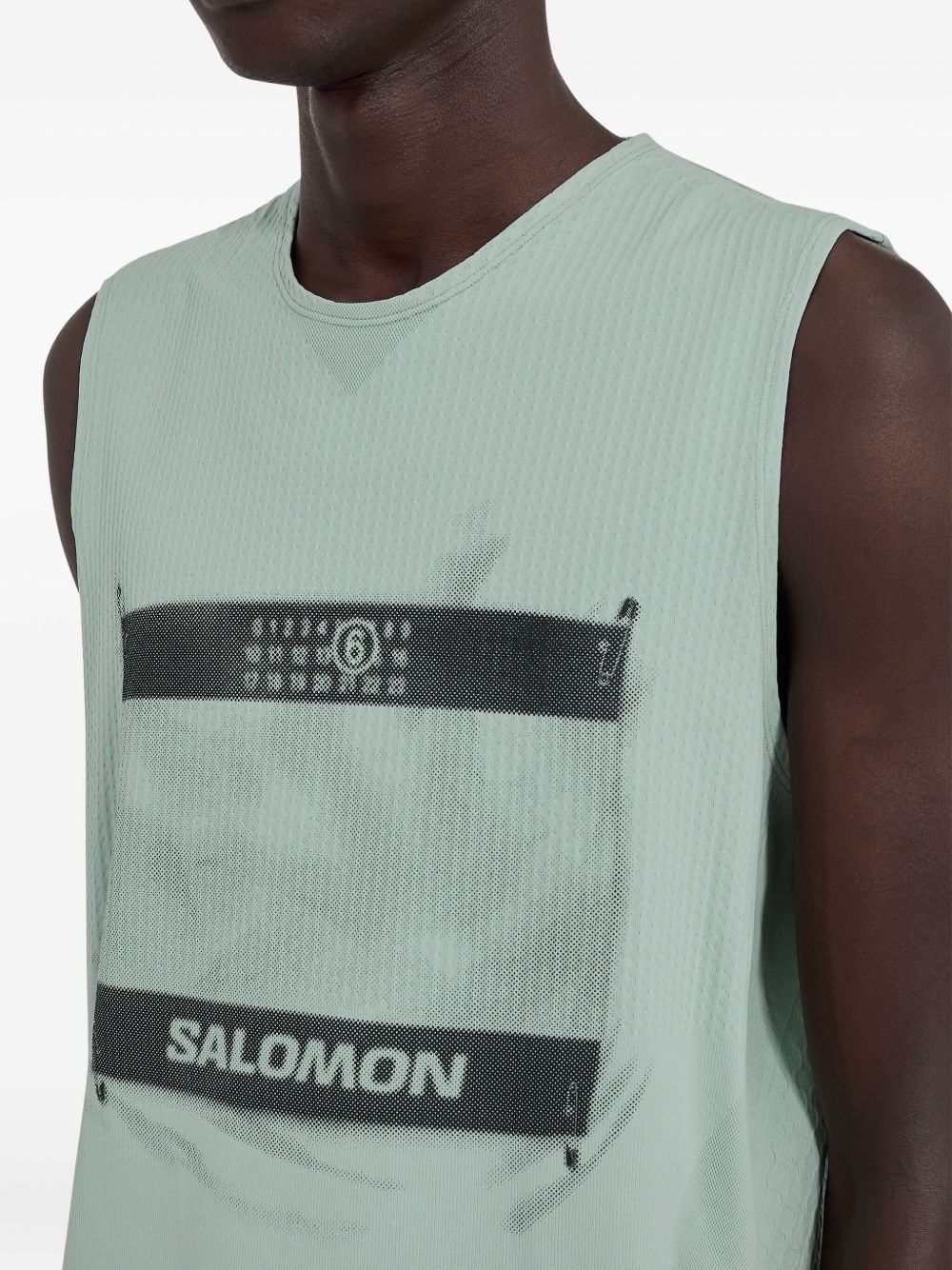 X Salomon Logo-Print Tank Top - Image 5