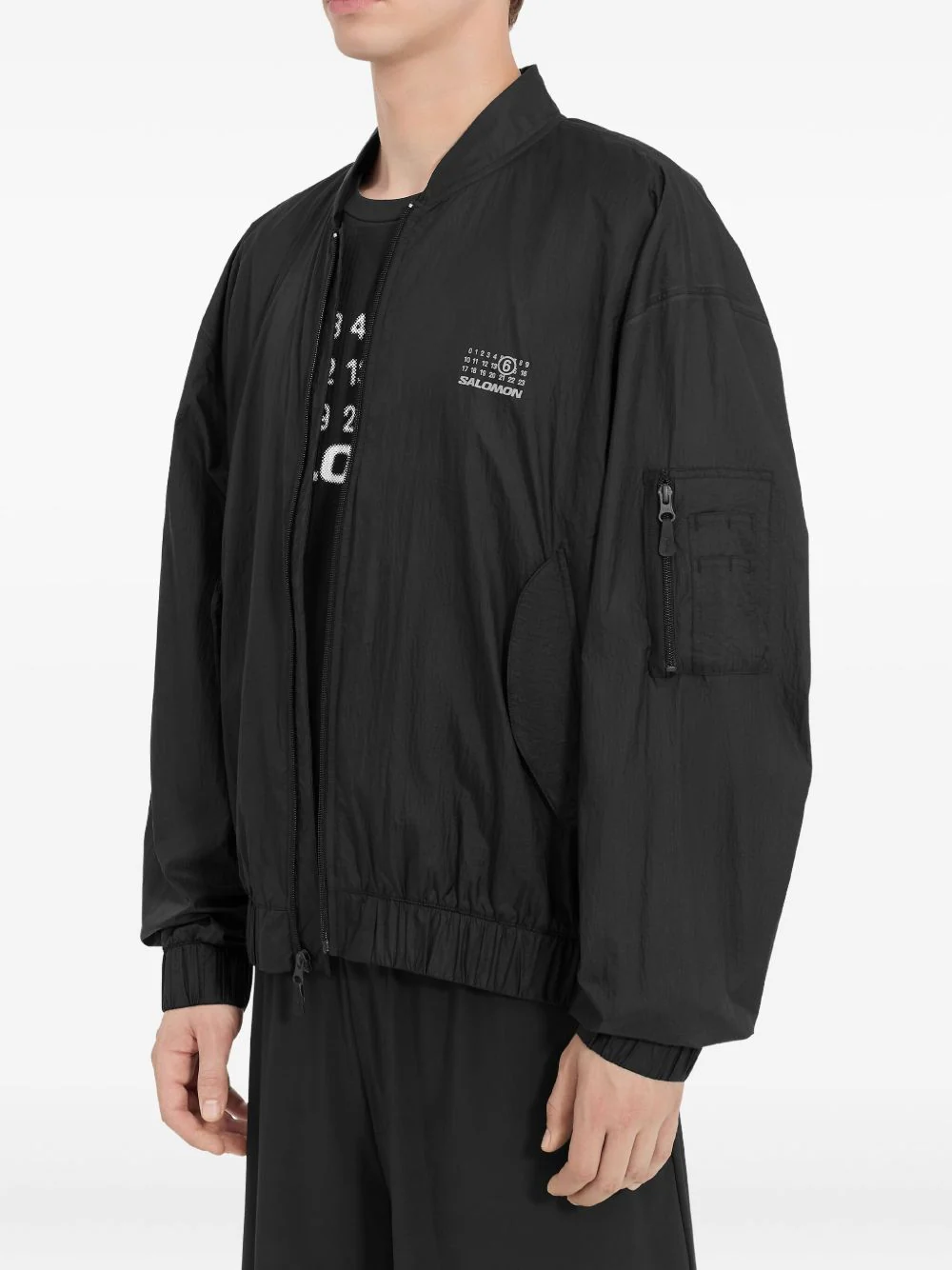 X Salomon Numbers-Print Jacket - Image 3