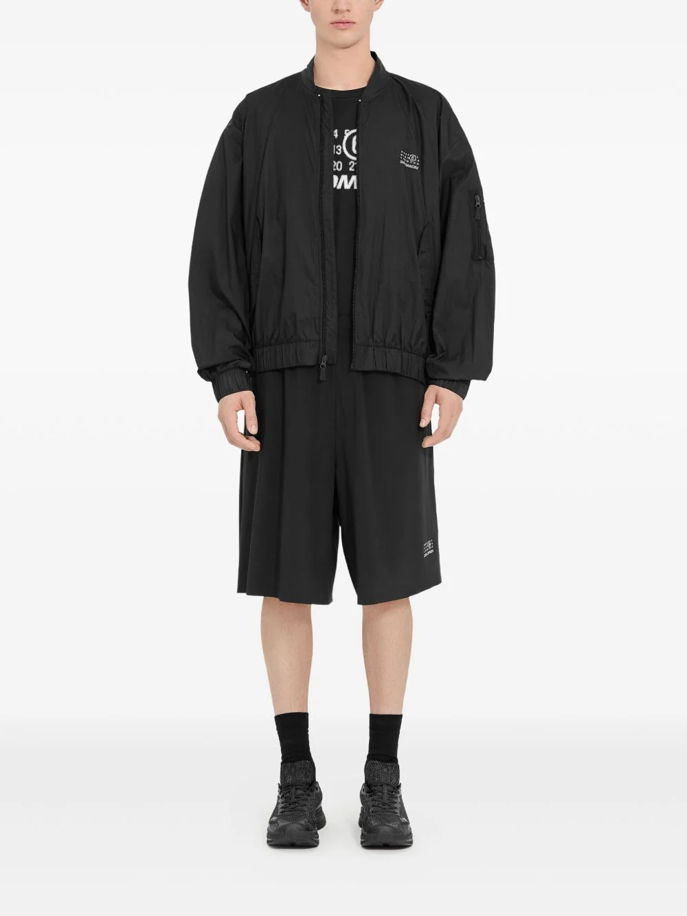 X Salomon Numbers-Print Jacket - Image 4
