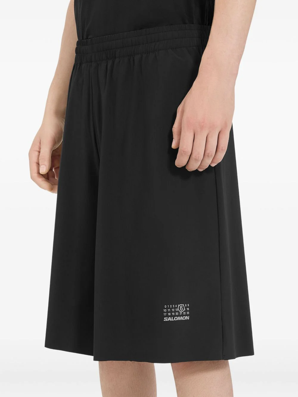 X Salomon Numbers-Print Shorts - Image 4