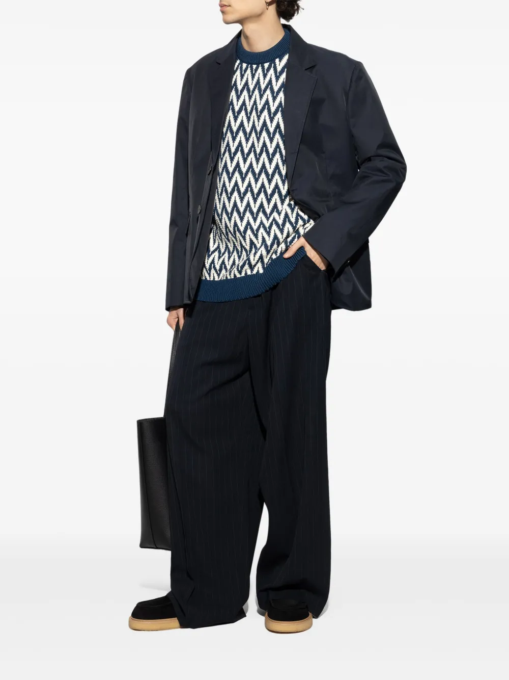 Zigzag Motif Sweater - Image 2
