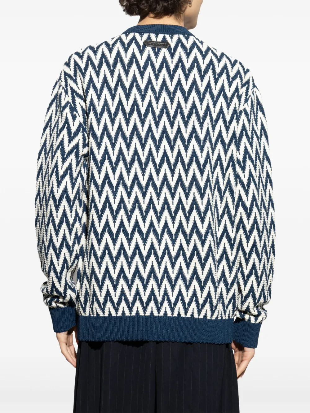 Zigzag Motif Sweater - Image 4