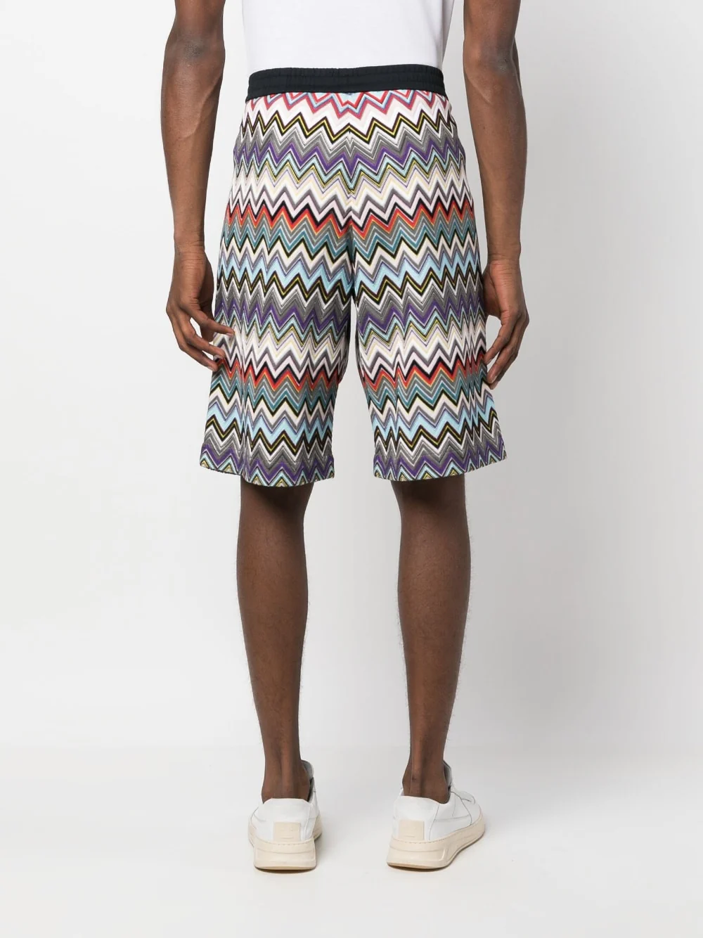 Zigzag-Woven Bermuda Shorts - Image 5