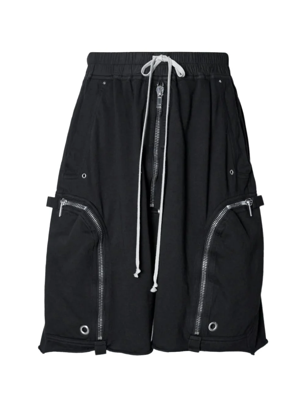 Zip-Detail Bauhaus Pods Shorts