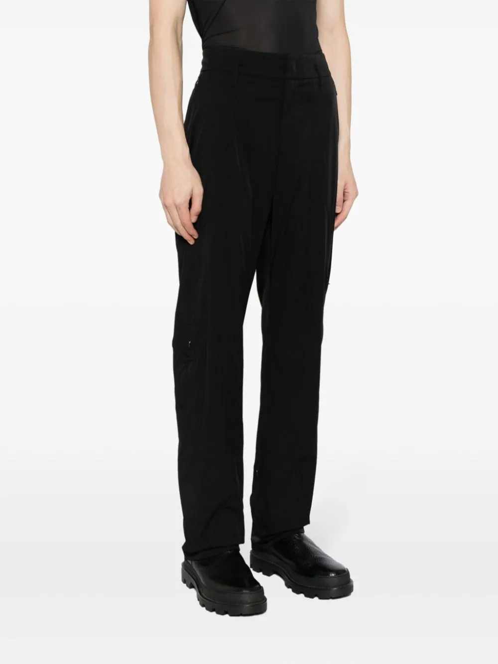 Zip-Detail High-Waist Trousers - Image 3