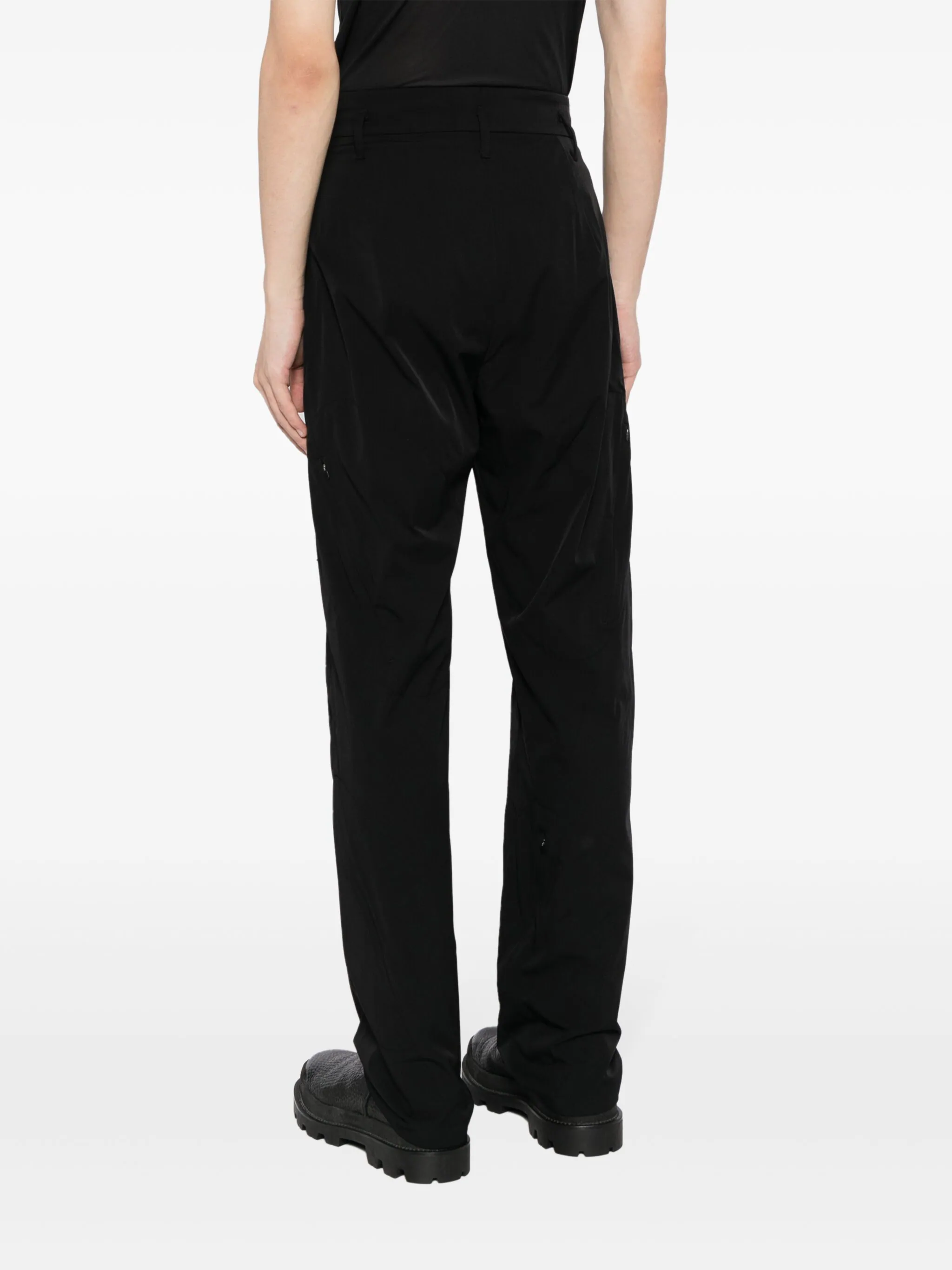 Zip-Detail High-Waist Trousers - Image 4