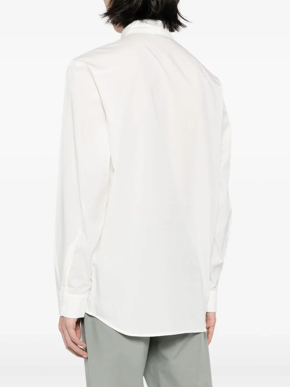 Zip-Detail Long-Sleeve Shirt - Image 4