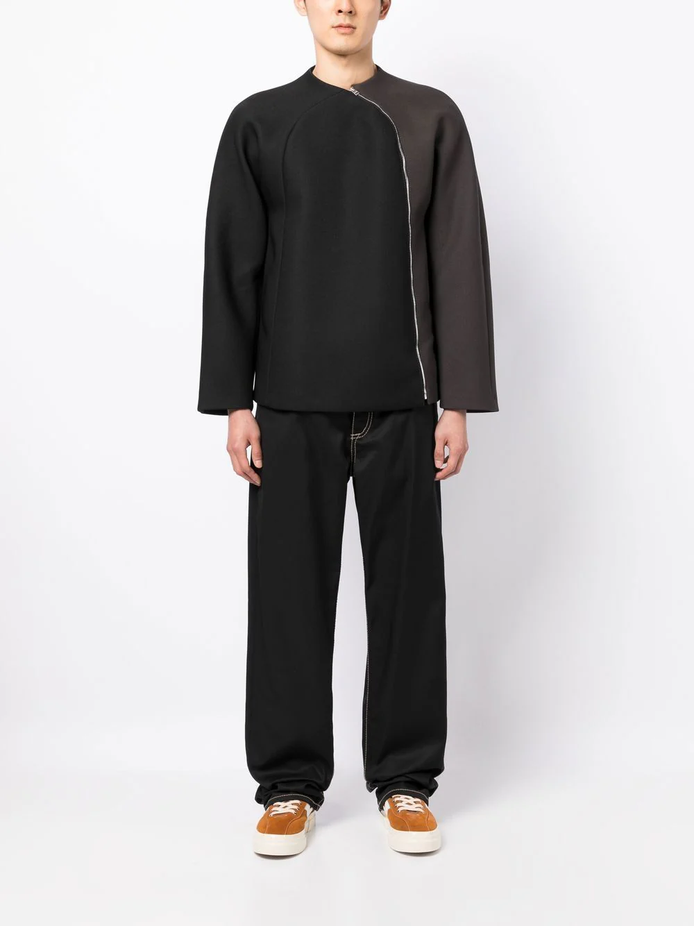 Zip-Detail Sweatshirt - Image 3