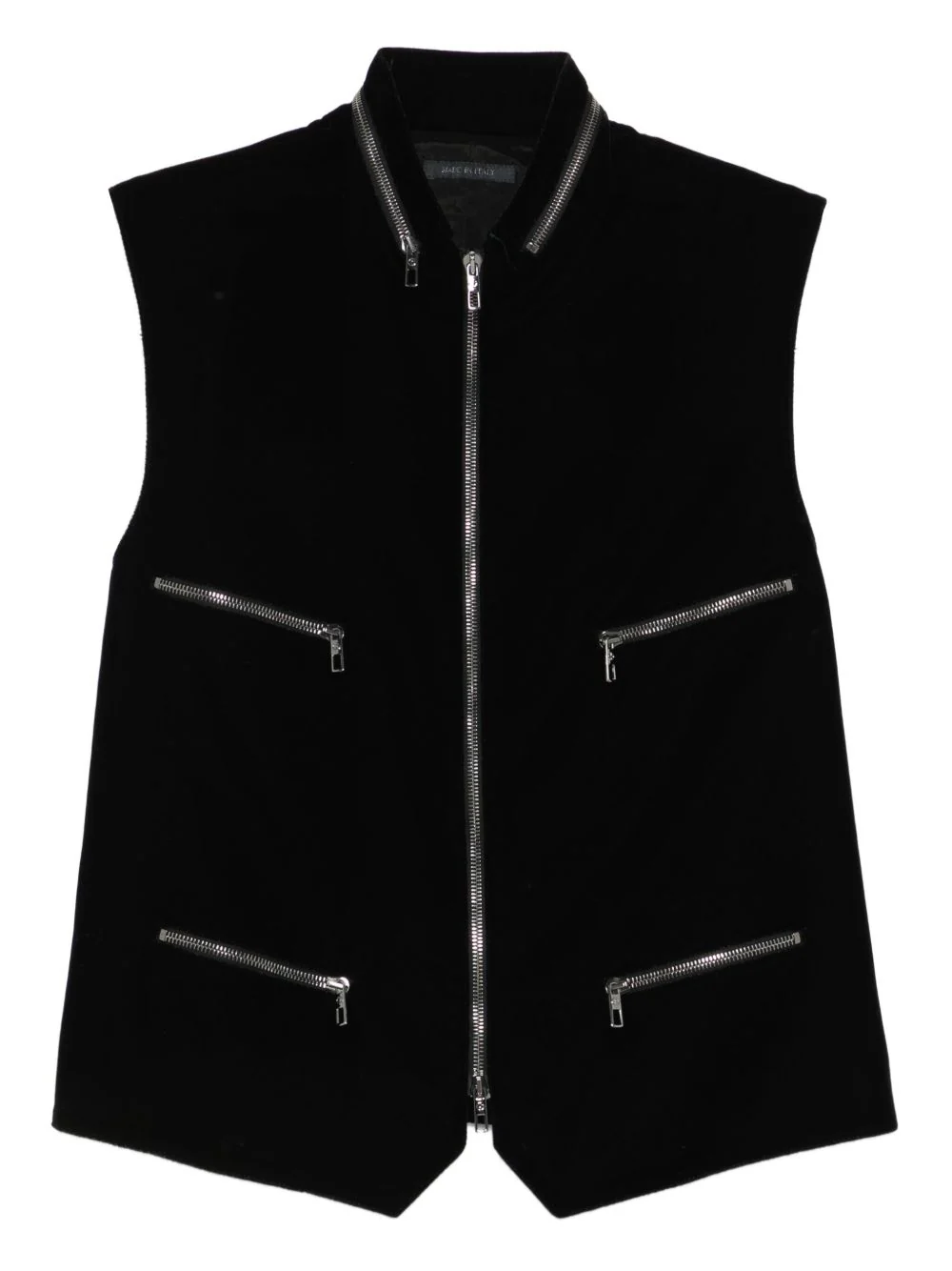 Zip-Details Gilet